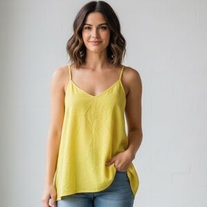FRENCH Connection Medium Yellow Tank Top NWOT